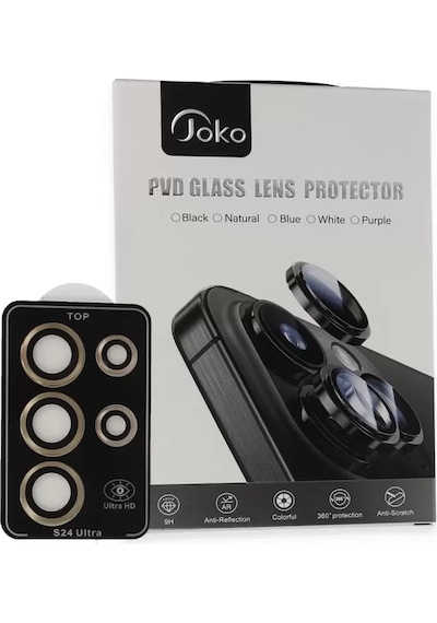 Joko Samsung Galaxy UyumluS23 Ultra Pvd Metal Kamera Lens - Gold