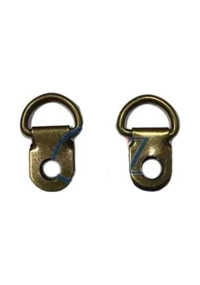 Rambo Tel Resim, Tablo, Çerçeve Askısı - 10x14mm, Eskitme, 10 Adet Eski Altın