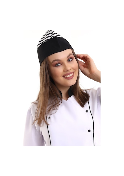 Aşçı Kayık Kep - 903 P/v Siyah Çizgili-6658 903 P/v Şiyah Çizgil