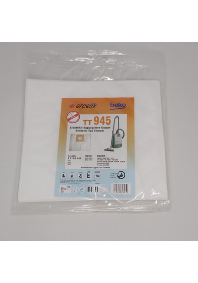 Arçelik Uyumlu T945 Sentetik 4 Paket 20 Adet