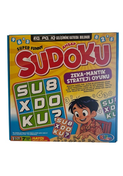 Sudoku - Ahşap Kutu Zeka Oyunu Çocuklar Ve Yetişkinler Için Eğitici Oyun