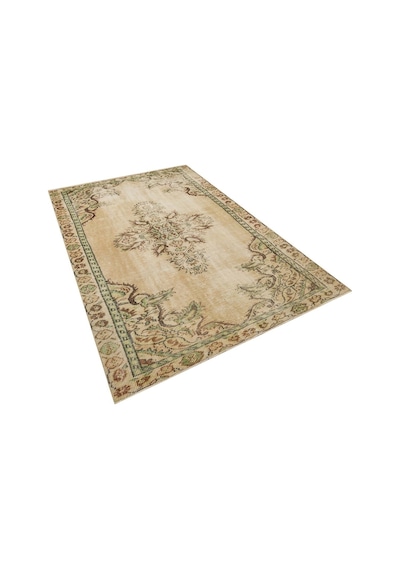 Trendy Vintage Eskitme Patchwork Yün Halı - 164x250 Cm 9993
