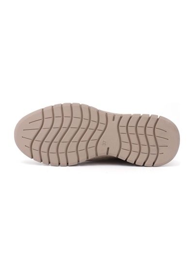 Gönderi(R) Gönderi R Kadın Bej Lastik Bağcıklı Hakiki Deri Sneaker Ddza83742560