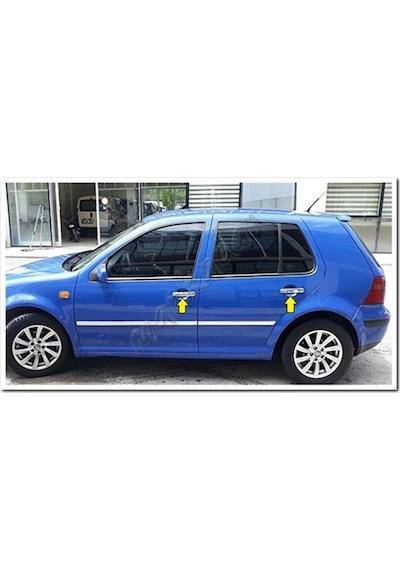 Db Chrome Vw Golf 4 Kapı Kolu Nikelajı 1998-2004 4 Kapı P.Çelik