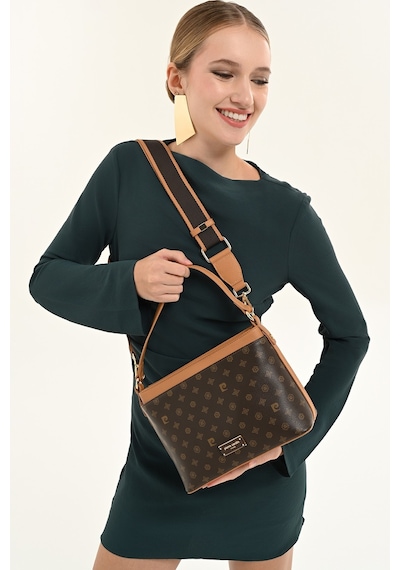 Pierre Cardin 05pc26y219503-mn Ayarlanabilir Askılı Kadın Omuz Çantası Kahve