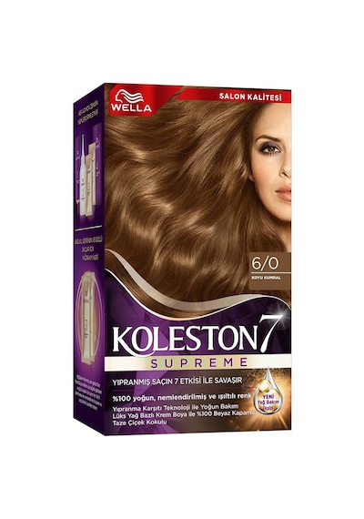 Koleston Supreme Kit 6/0 Koyu Kumral Saç Boyası