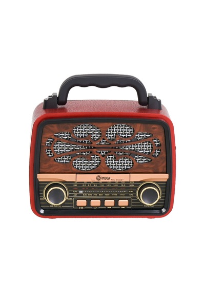 Mega Usb Sd Fm Bluetooth 'Lu Şarjlı Nostaljik Radyo Mg-860 Bt