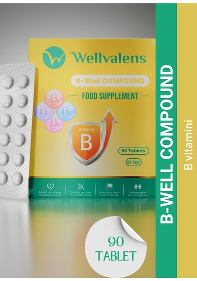 B Well Compound B1 B2 B3 B6 Vitaminleri İçeren 90 Tablet