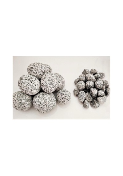 Tr Granit Benekli Dolomit Taş 25 Kg 6-10 Cm Benekli Dolomit Dere Taşı Çakıl Taşı Bahçe Taşı Dekoratif