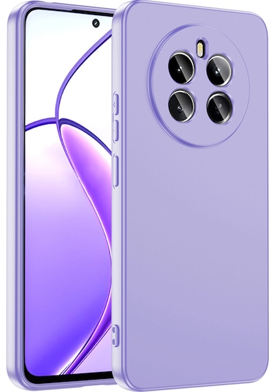 Realme 12 Plus Kılıf İçi Süet Tasarımlı Renkli Lansman Kapak