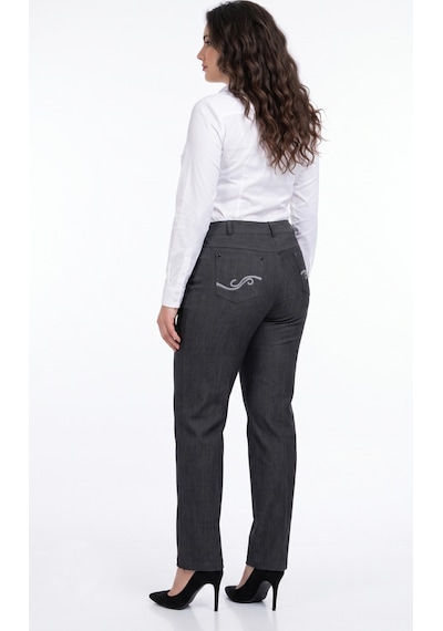 Baglan Kadın 5 Cep Kumaş Pantolon Bgl-st05668 Füme