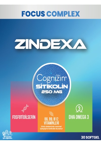 Focus Complex Zindexa Sitikolin Dha Omega 3 30 Softgel