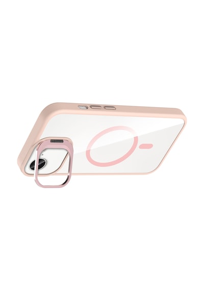 Apple İphone 16e Kılıf Standlı Ve Kamera Lens li M-safe Şarj Özellikli Sararmaz Kılıf
