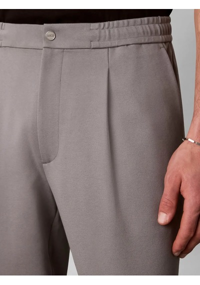 Calvin Klein Tapered Tech Knıt Pl, P87 Gri Erkek Pantolon