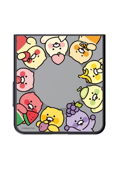 Samsung Galaxy Uyumlu Z Flip8 Aynalı Magnet Kılıf (Kakao Friends)