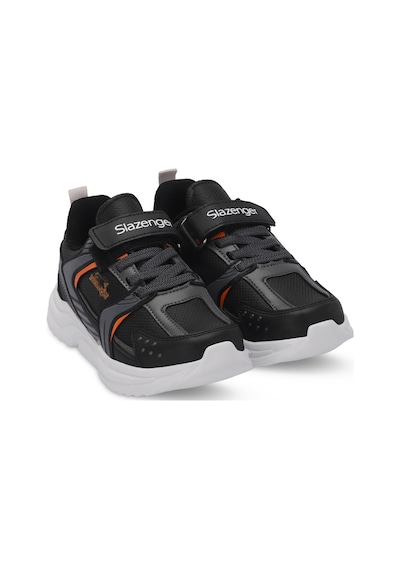 Slazenger KENDALL Çocuk Cırt Cırtlı Siyah / Koyu Gri Günlük Spor Ayakkabısı