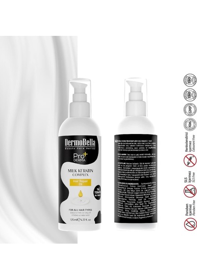 Milk Keratin Complex Besleyici Ve Onarıcı Saç Bakım Yağı 125 Ml
