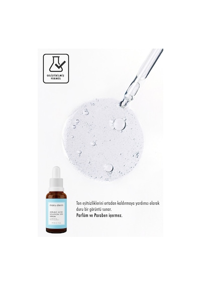 Maruderm Azelaik Asit Solüsyon %10 Aydınlatıcı Leke Karşıtı Cilt Bakım Serumu 30 ML