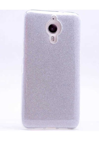General Mobile 5 Plus Kılıf Zore Shining Silikon Gümüş