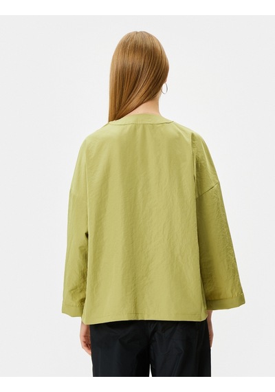 Koton Kimono Uzun Geniş Kollu Kruvaze Yaka Kapaklı Cep Detaylı Haki 4wal50011ıw 4WAL50011IW871 Haki Koton Kimono Uzun Geniş Kollu Kruvaze Yaka Kapaklı Cep Detaylı Haki 4wal50011ıw 4WAL50011IW871 Haki