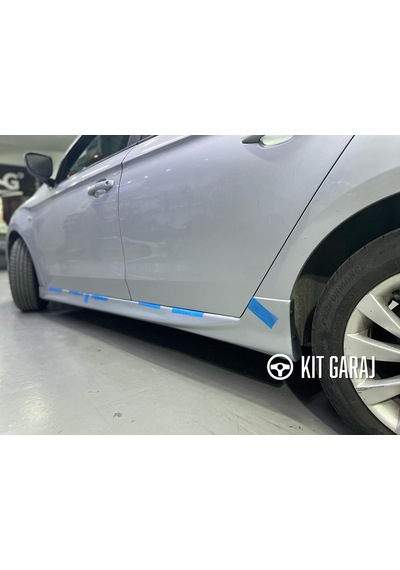 Kit Garaj Citroen C Elysee 2012 - 2016 Custom Style Yan Marşpiyel Seti Plastik 2012-2016 Boyasız