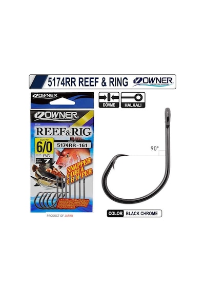 Owner 5174 Rr Reef Ring 4/0