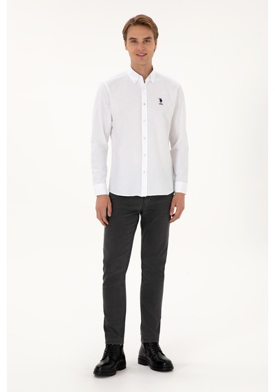 U.s. Polo Assn. Erkek Basic Gömlek 2225434 Beyaz U.s. Polo Assn. Erkek Basic Gömlek 2225434 Beyaz