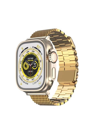 Newface Apple Uyumlu Watch 38mm Ascend Metal Kordon Semeglbl - 68 - Gold