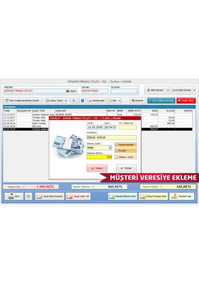 Demirsoft Müşteri Takip Kasa Stok Ve Veresiye Defteri 9