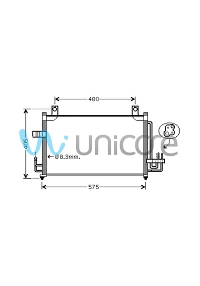 Klima Radyatörü Kıa Rıo Benzin 2002-2005 / 97606-fd100, 97606-fd000