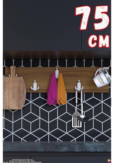 Geyik 15 Kancalı Mutfak Askısı 3'lü Set 71,4x19 Cm - Şık Tasarım, Çok Amaçlı Düzenleyici Ve Yer Tasarrufu 75 Cm Geyik 15 Kancalı Mutfak Askısı 3'lü Set 71,4x19 Cm - Şık Tasarım, Çok Amaçlı Düzenleyici Ve Yer Tasarrufu 75 Cm
