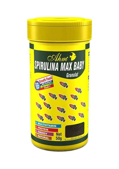 Ahm Spirulina Max Baby Granulat 100 Ml Balık Yemi