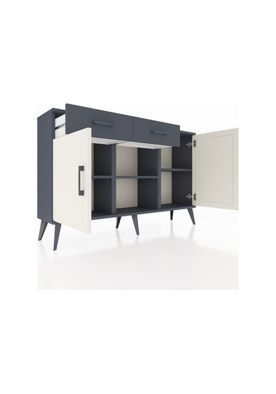 Arges Konsol 3 Raflı 2 Çekmeceli 3 Kapaklı 132x30x83 Antrasit-aytaşı/antrasit Aytaşı/antrasit Arges Konsol 3 Raflı 2 Çekmeceli 3 Kapaklı 132x30x83 Antrasit-aytaşı/antrasit Aytaşı/antrasit