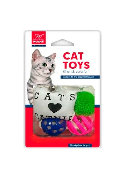 Nunbell Kedi Oyuncağı Kedi Otlu 4 Lü Paket