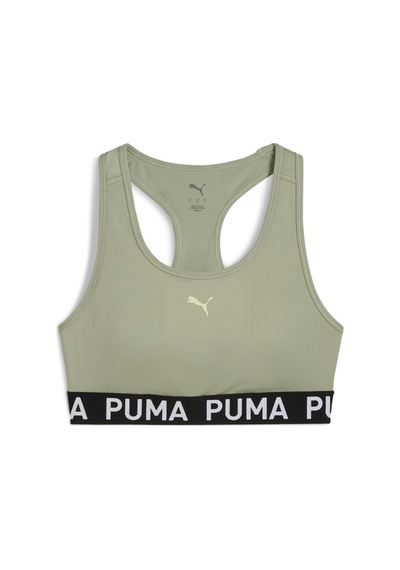 Puma 4keeps Elastıc Bra - P Kadın Yetişkin Sporcu Sütyeni Haki