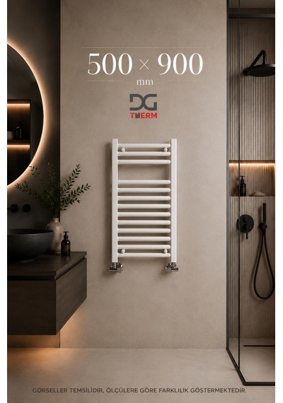 500X900 Beyaz Havlupan 13 Borulu Banyo Havlupanı