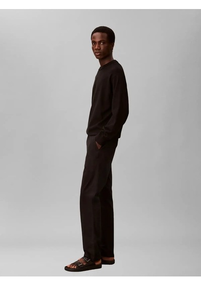 Calvin Klein Slım Comfort Cotton, Ub1 Siyah Erkek Pantolon