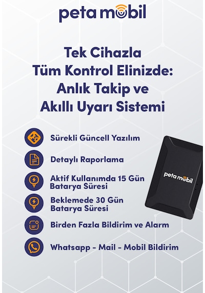 Pt-500 Simkartlı Kablosuz Mıknatıslı Gps Araç Takip Cıhazı 2025 M