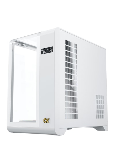 Xigmatek En44281 Pano S Beyaz 3 Taraf Cam 7x12cm Argb Fan+kumanda Gaming Oyuncu Pc Kasası