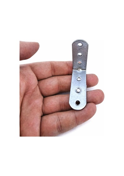 L Demir Köşebent 20x55x55 Mm Oval Başlı Dayanıklı Metal Gönye Bağlantı Aparatı 50 Adet Set Diğer