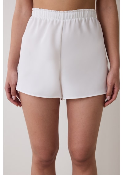 Penti Bridal Delicate Saten Kırık Beyaz Şort Pijama Altı