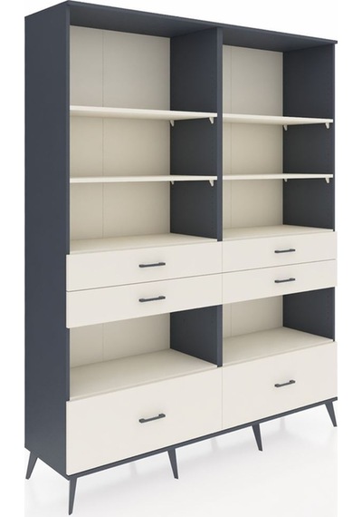Hyperion Gardrop 8 Raflı 6 Çekmeceli 176x44x221 Antrasit-aytaşı Aytaşı Hyperion Gardrop 8 Raflı 6 Çekmeceli 176x44x221 Antrasit-aytaşı Aytaşı