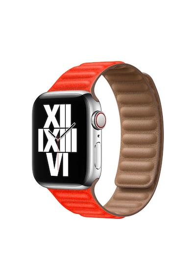 Watch 40mm Uyumlu Krd-34 Deri Ardx Kordon-kırmızı