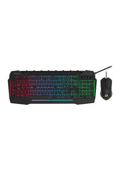 Quantum Dualstrike Kablolu Usb Q Trk Rgb Gamıng Klavye - Mouse Set