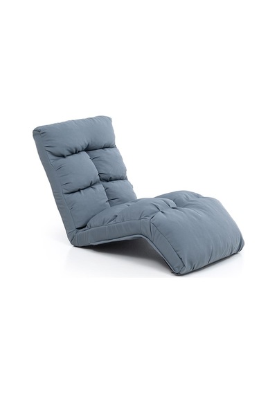 Pafu Fuwa Outdoor Su Geçirmez Fonksiyonel Mekanizmalı Şezlong - Gri-mavi