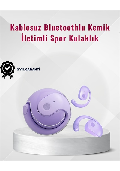 Bluetooth - 284 - 5.3 Teknolojili Kablosuz Kemik İletimli - Muratech - Spor Kulaklık