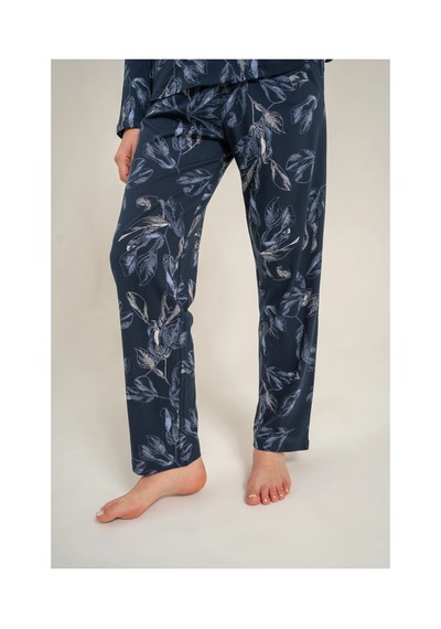 Angbutik Pierre Cardin 9259-s Kadın Uzun Kol Gömlek Pijama Takımı lacivert