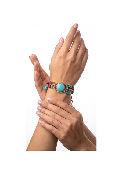 Nomad Aura Bileklik - Ember Red Sarı