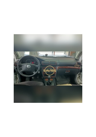 Volkswagen Passat B5 Uyumlu Maun Gül Desen, Full Set Torpido Konsol Maun Kaplama Gül Desenli Maun
