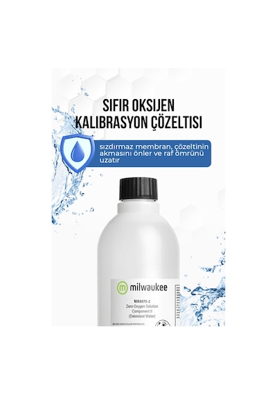 Milwaukee Ma9070 Sıfır Oksijen Kalibrasyon Solüsyonu 500 Ml